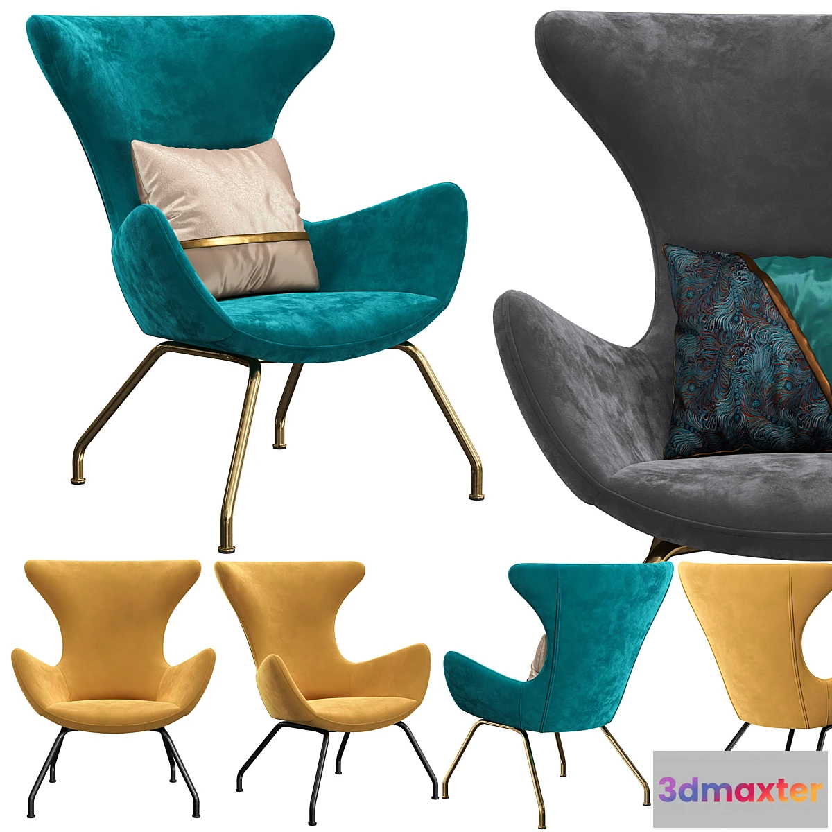 1405392 - Armchair Vanda 3D Max