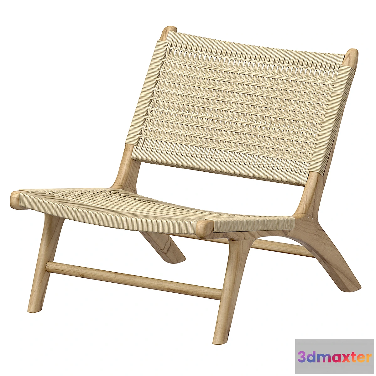 1405776 - Kave Home Beida solid teak armchair 3D Max