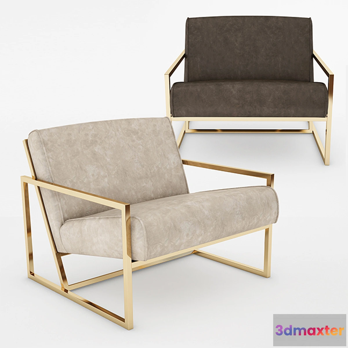 1406172 - Thin Frame Lounge Chair 3D Max