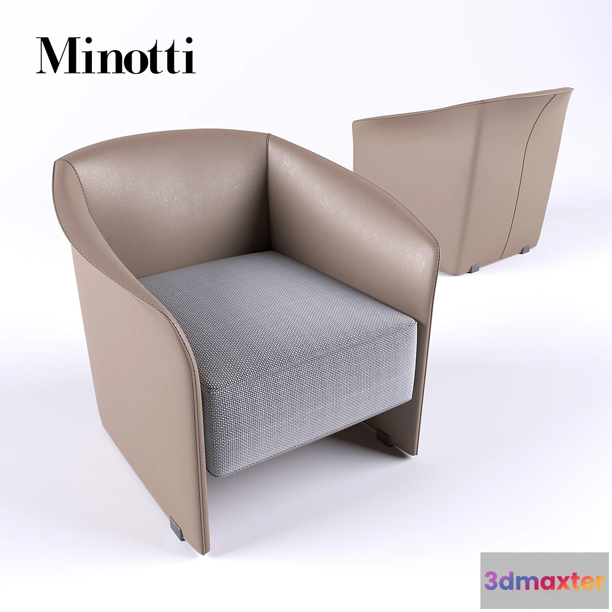 1406494 - Minotti Case armchair 3D Max