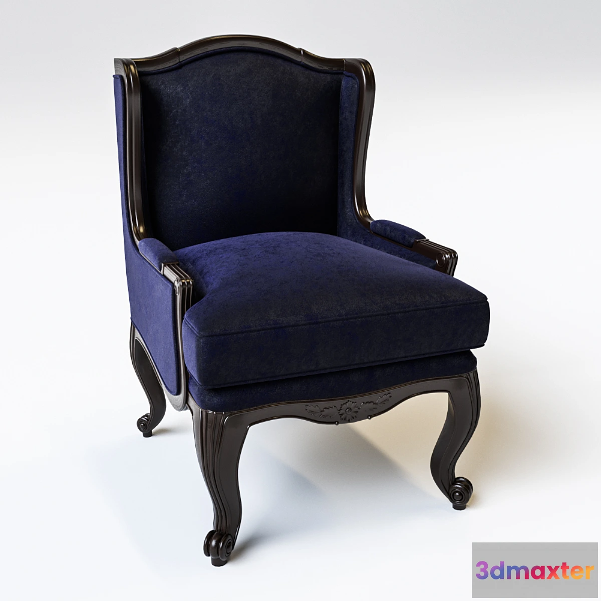 1407238 - French Louis XV Style Arm Chair 3D Max