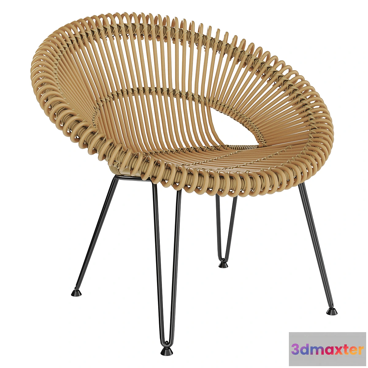 1407958 - Roy Lounge Camel Chair 3D Max