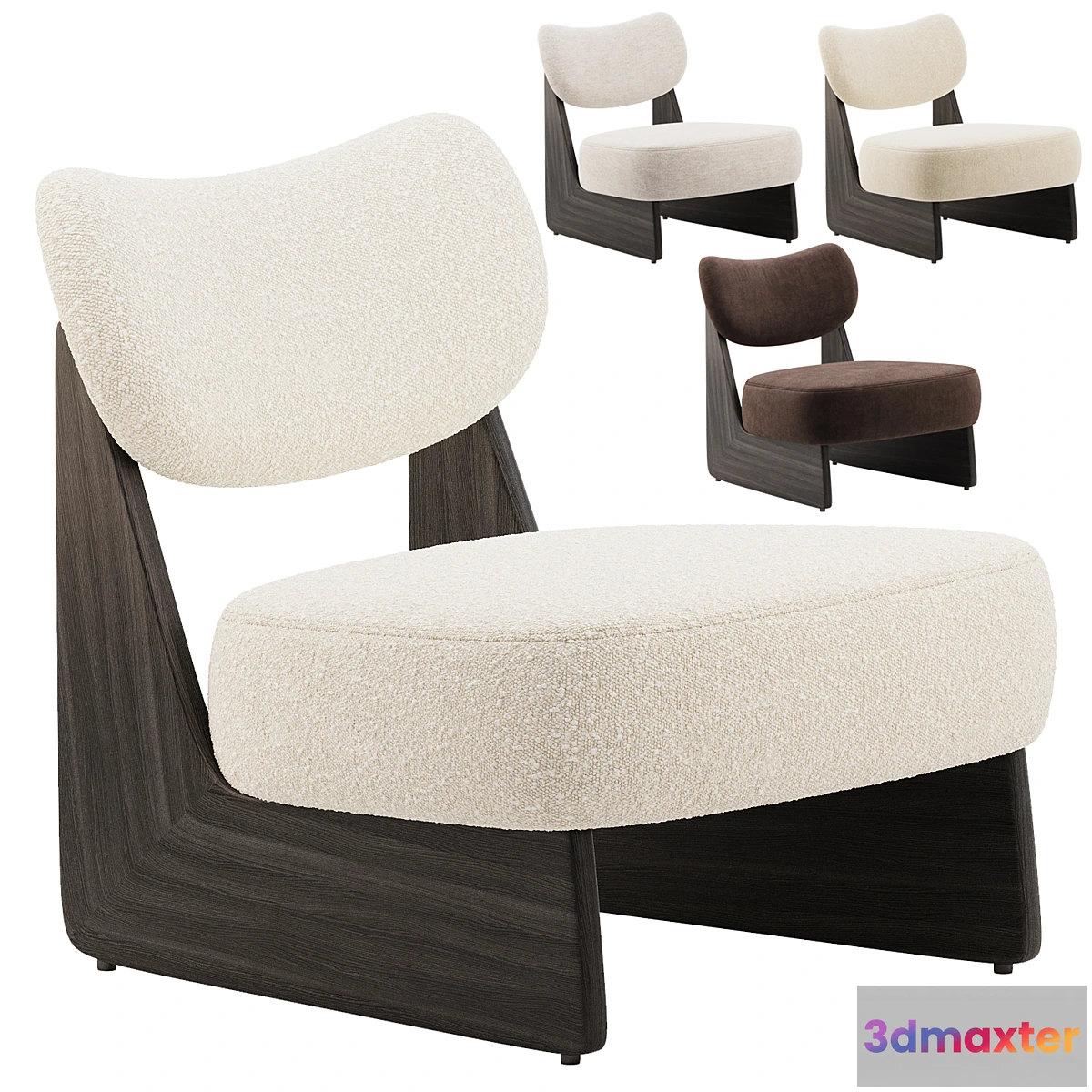 1409002 - Solange Performance Boucle Chair 3D Max