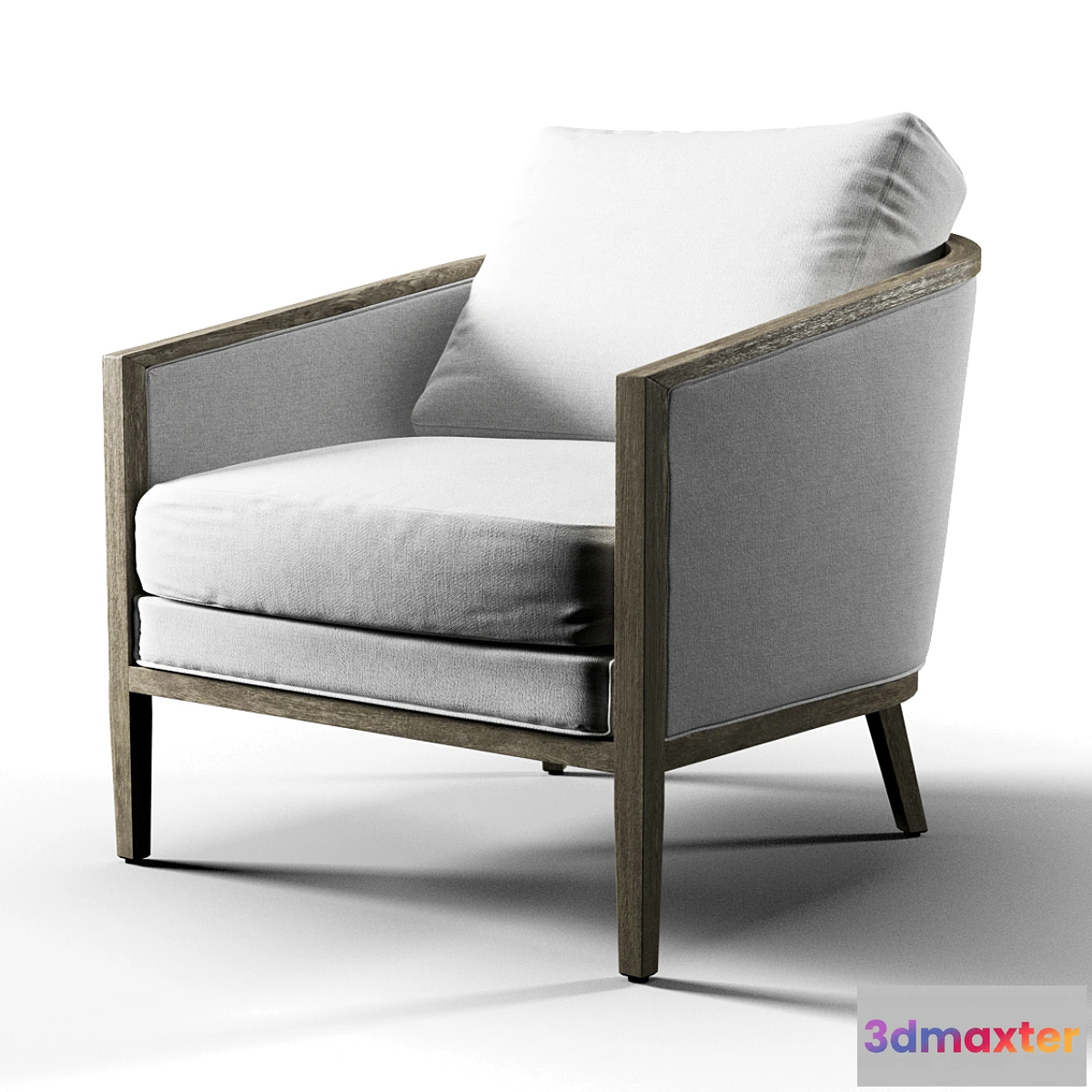 1411502 - RH French Barrelback Chair 3D Max