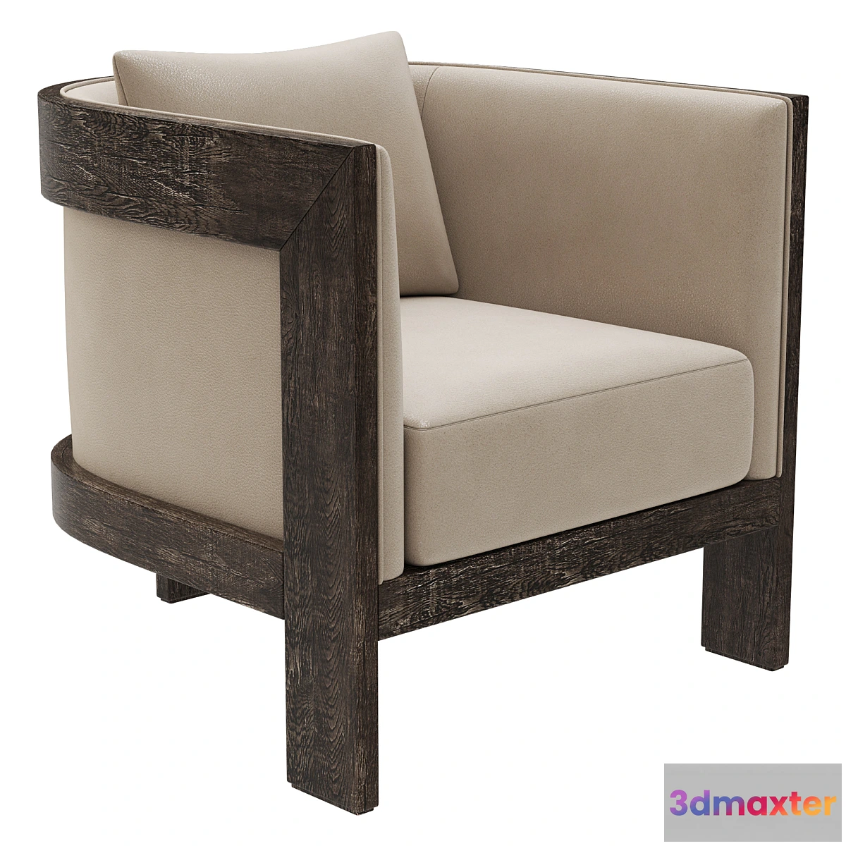 1415084 - Restoration Hardware Whitby Leather Chair 3D Max