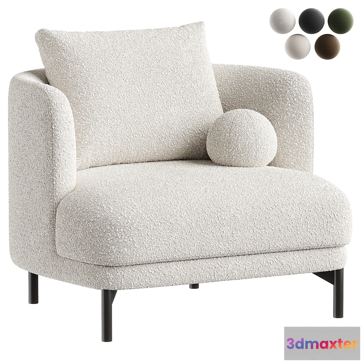 1418288 - NOVA Armchair 3D Max