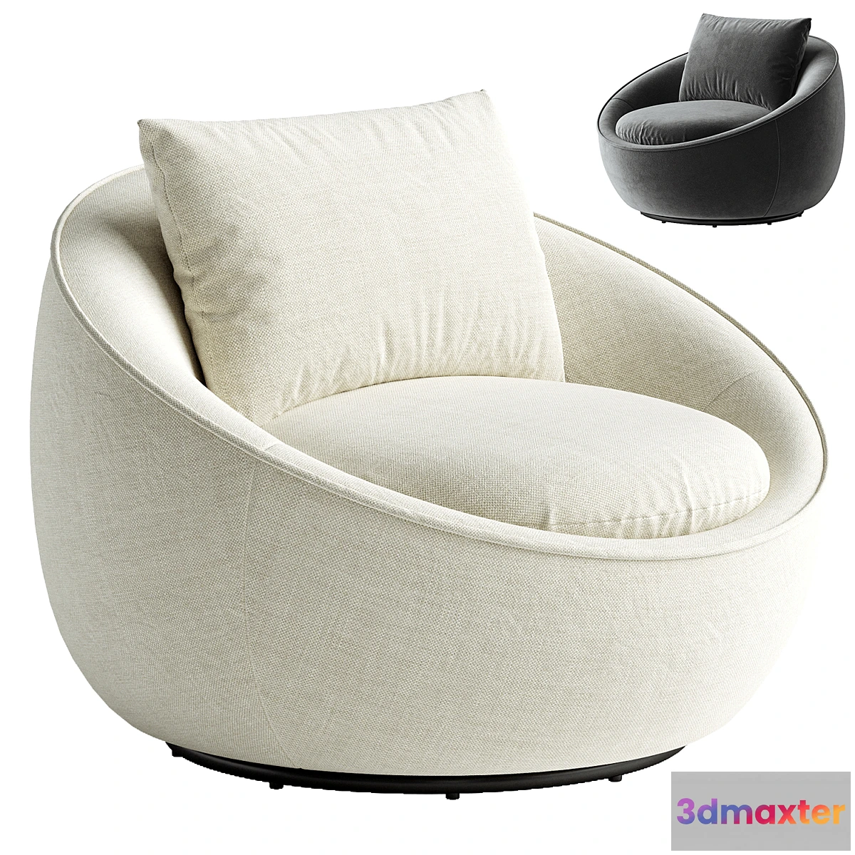 1421446 - Bloom Club Armchair 3D Max