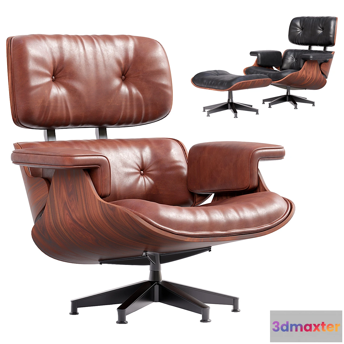 1422106 - Eames Lounge Chair 3D Max