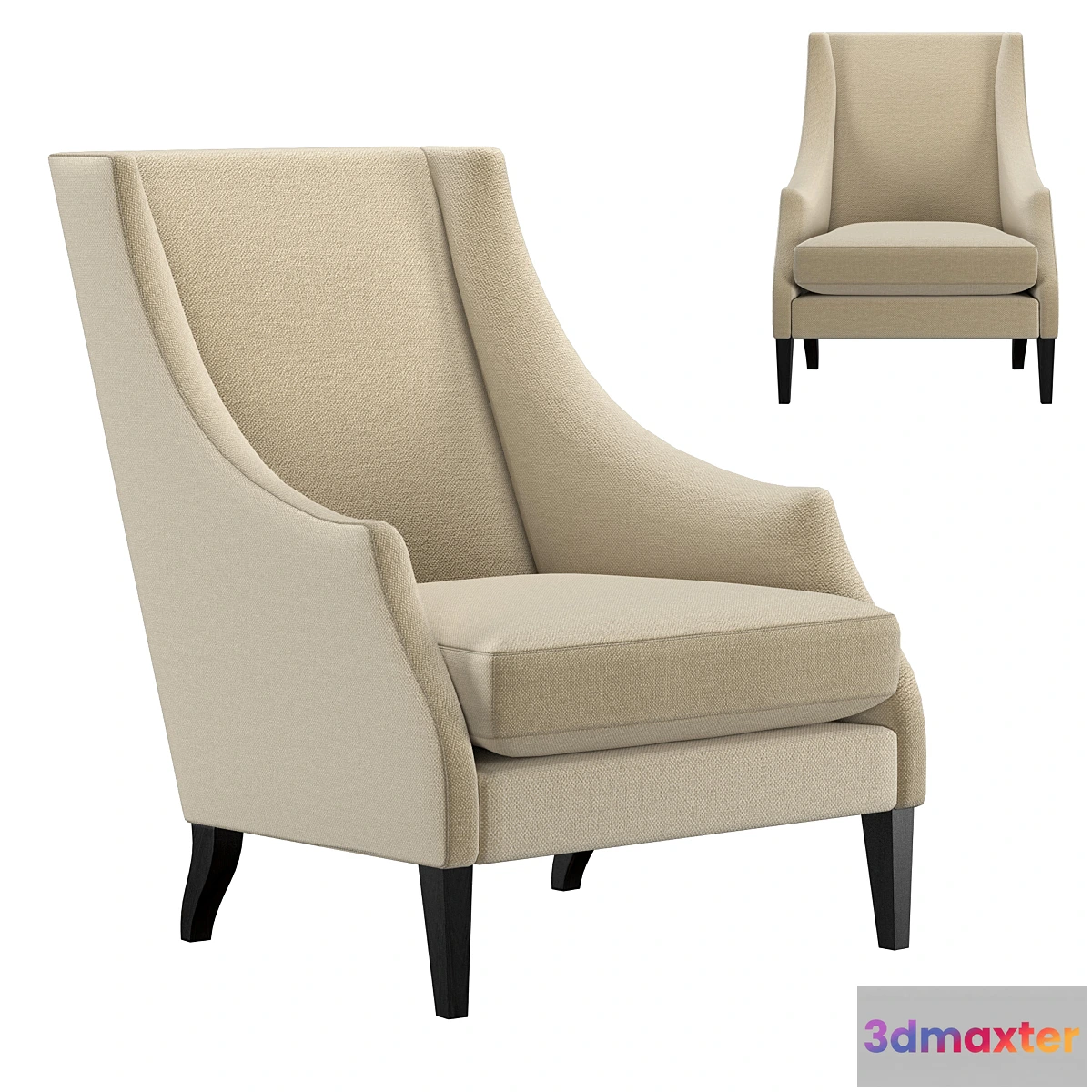 1422392 - Angel Wing Chair 3D Max