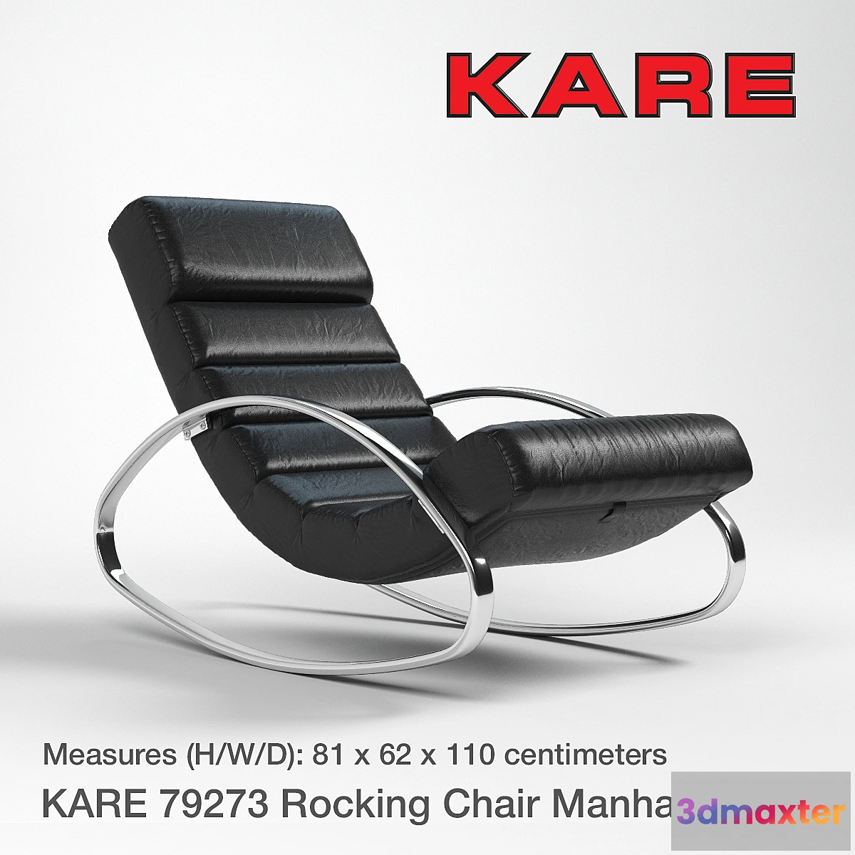 1423922 - KARE 79273 Rocking Chair Manhattan 3D Max