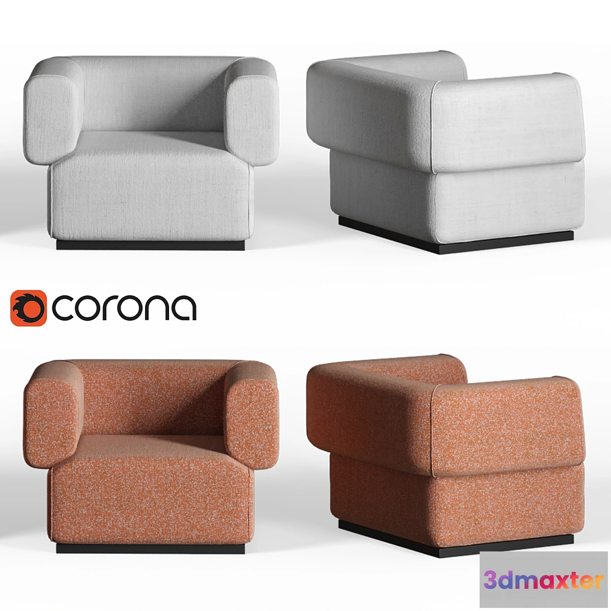1425448 - Lebom HUG  Armchair 3D Max