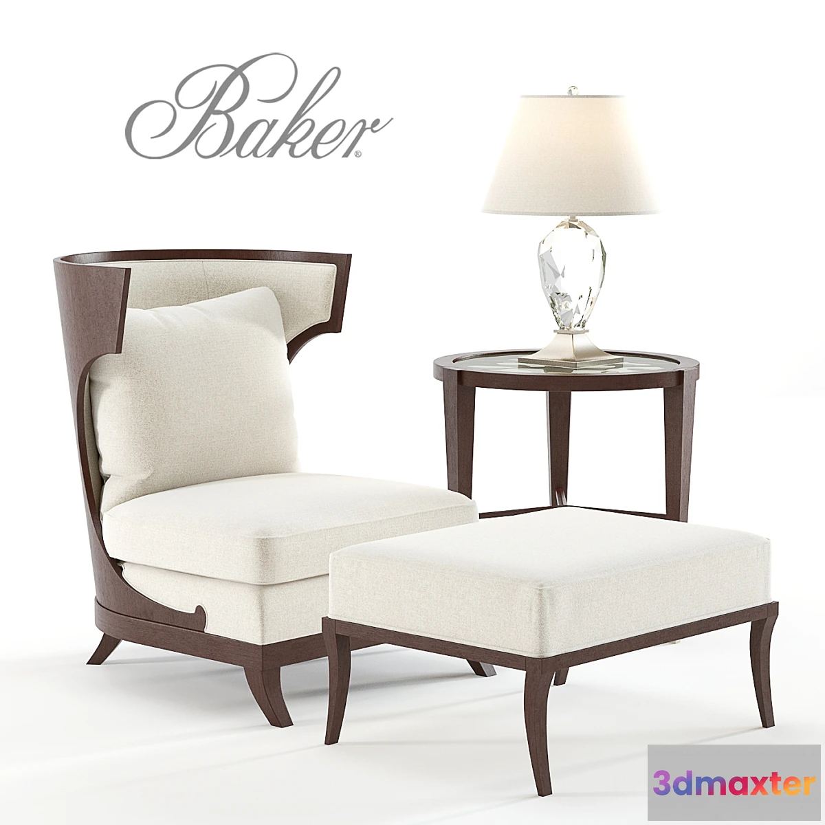 1425586 - Baker Atrium Chair 3D Max