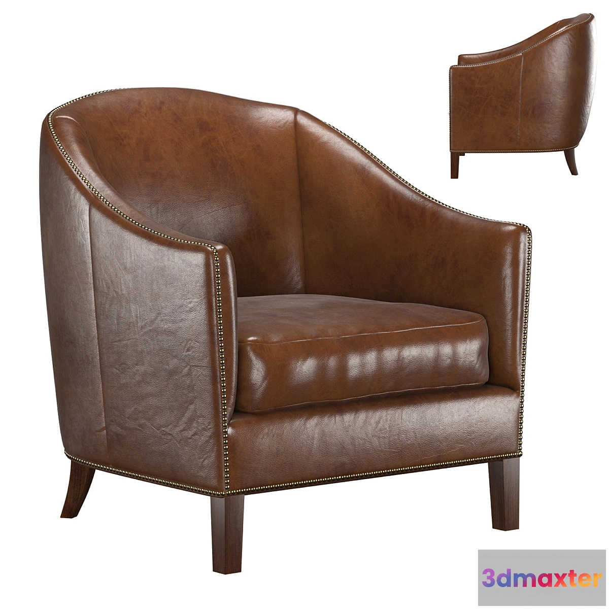 1429762 - Archer Club Chair 3D Max