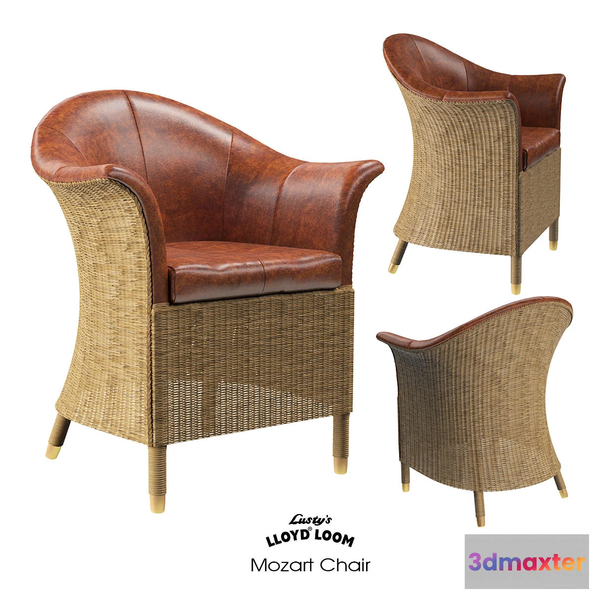 1431512 - Lusty’s lloyd loom Mozart Chair 3D Max