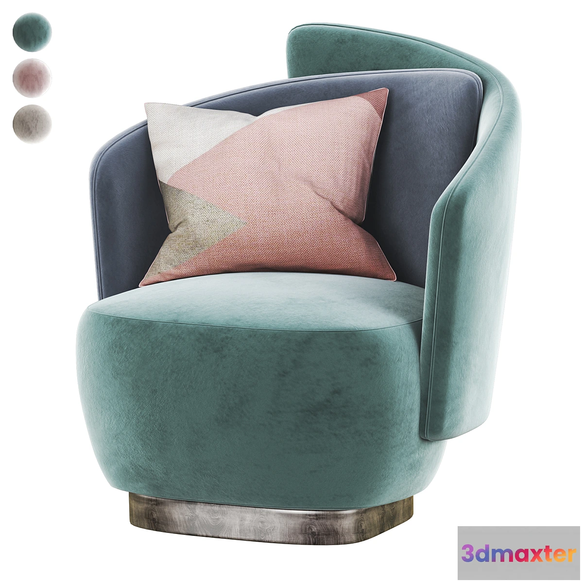 1433634 - DUETTO ARMCHAIR Softhouse 3D Max