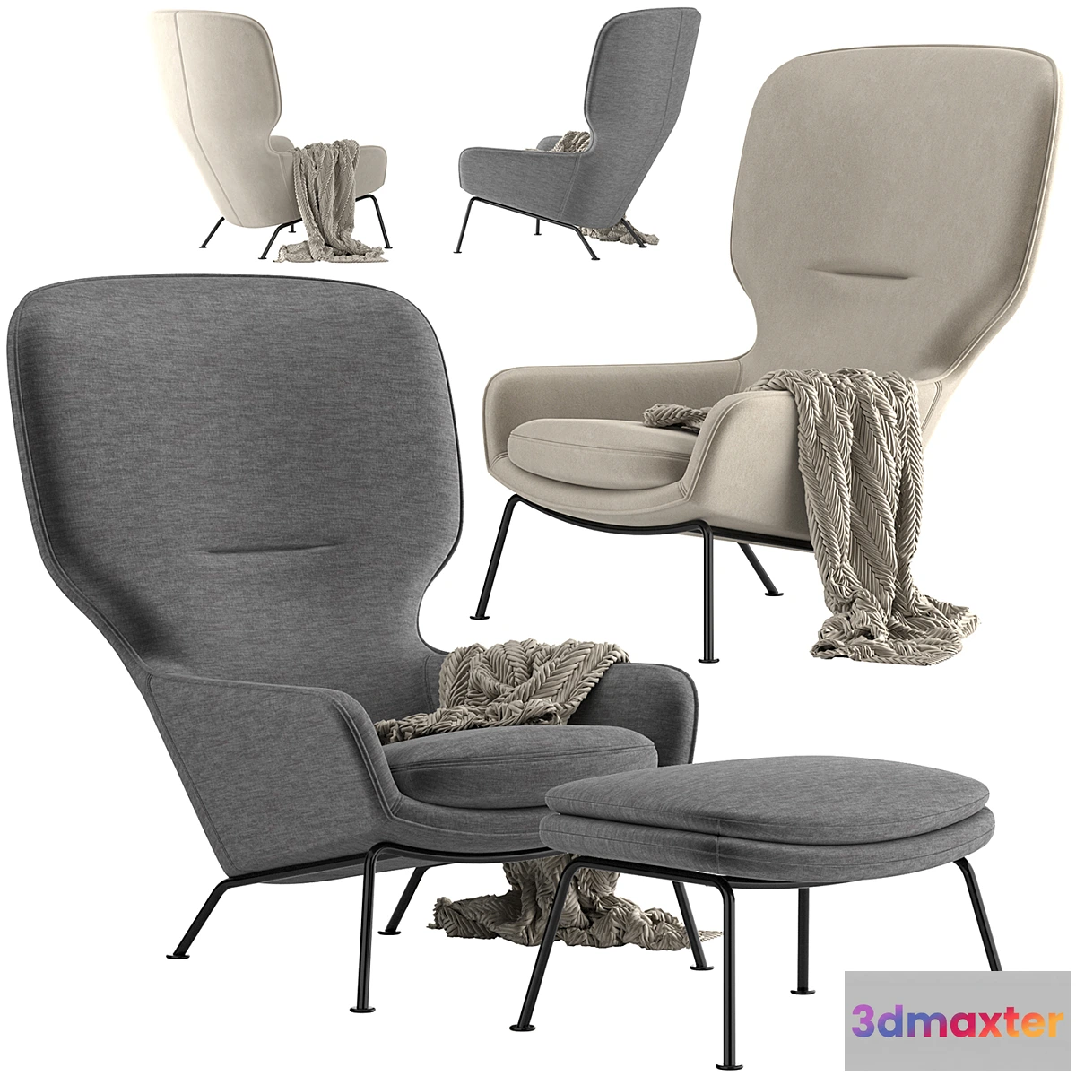 1434004 - Boconcept-dublin chair 3D Max