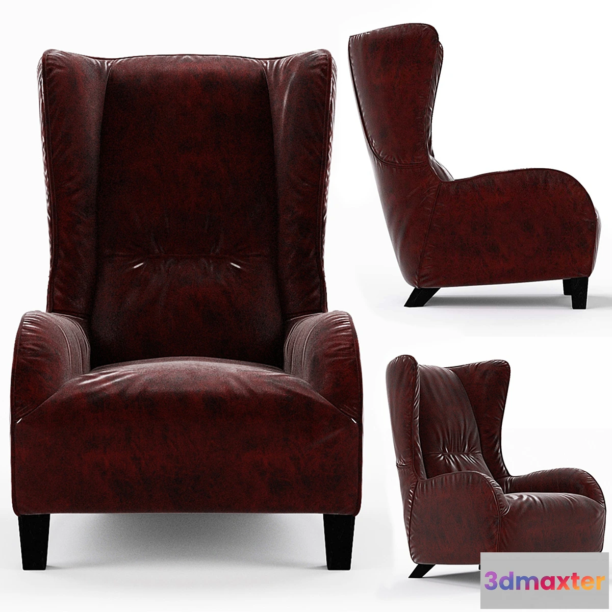 1436452 - Chair Natuzzi Marlene Armchair 3D Max