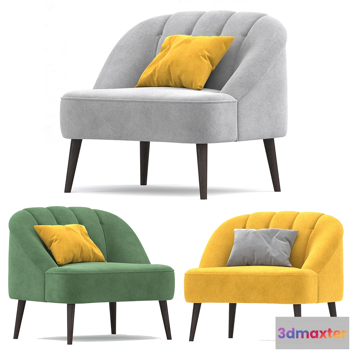 1436916 - Armchair MONA 3D Max