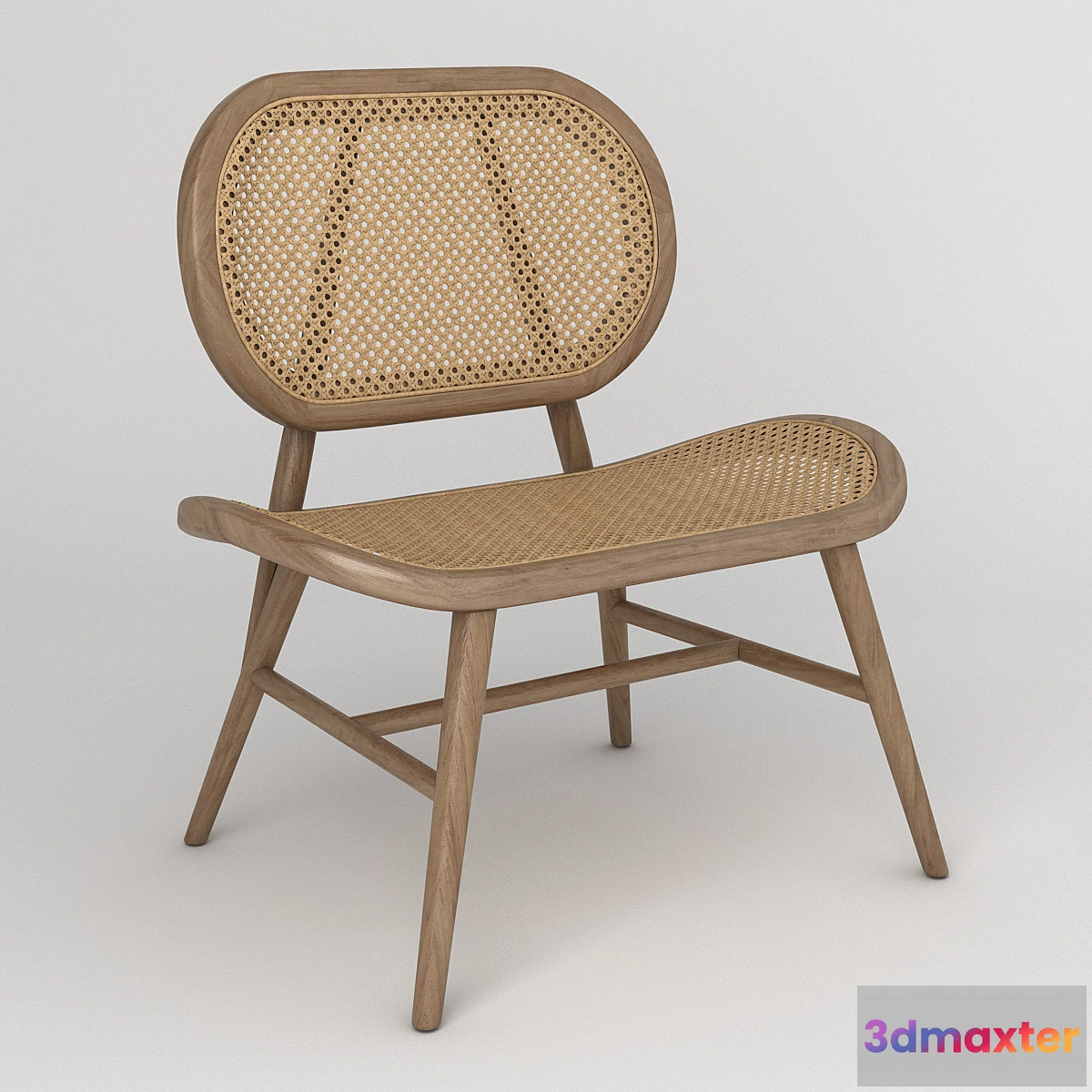 1437560 - Bernardes Lounge Chair Rattan 3D Max