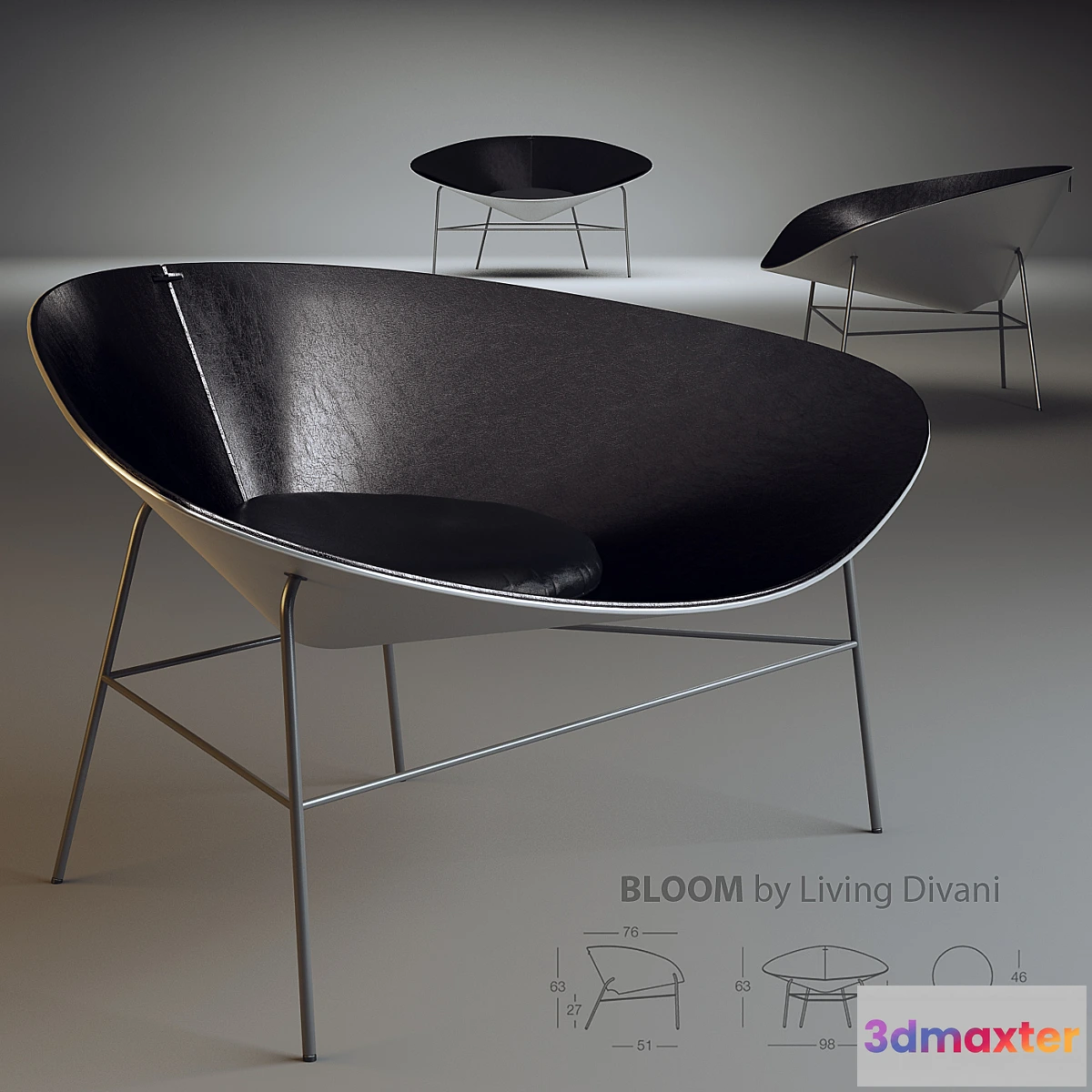 1438416 - Bloom by Living Divani 3D Max