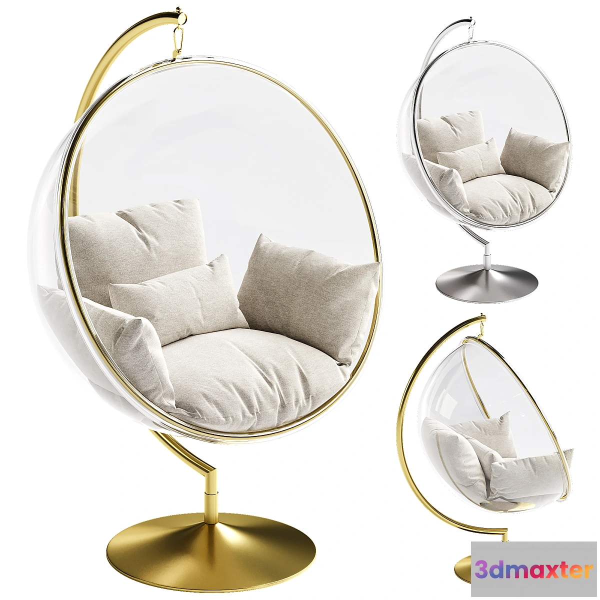 1440904 - Bubble Armchair 3D Max