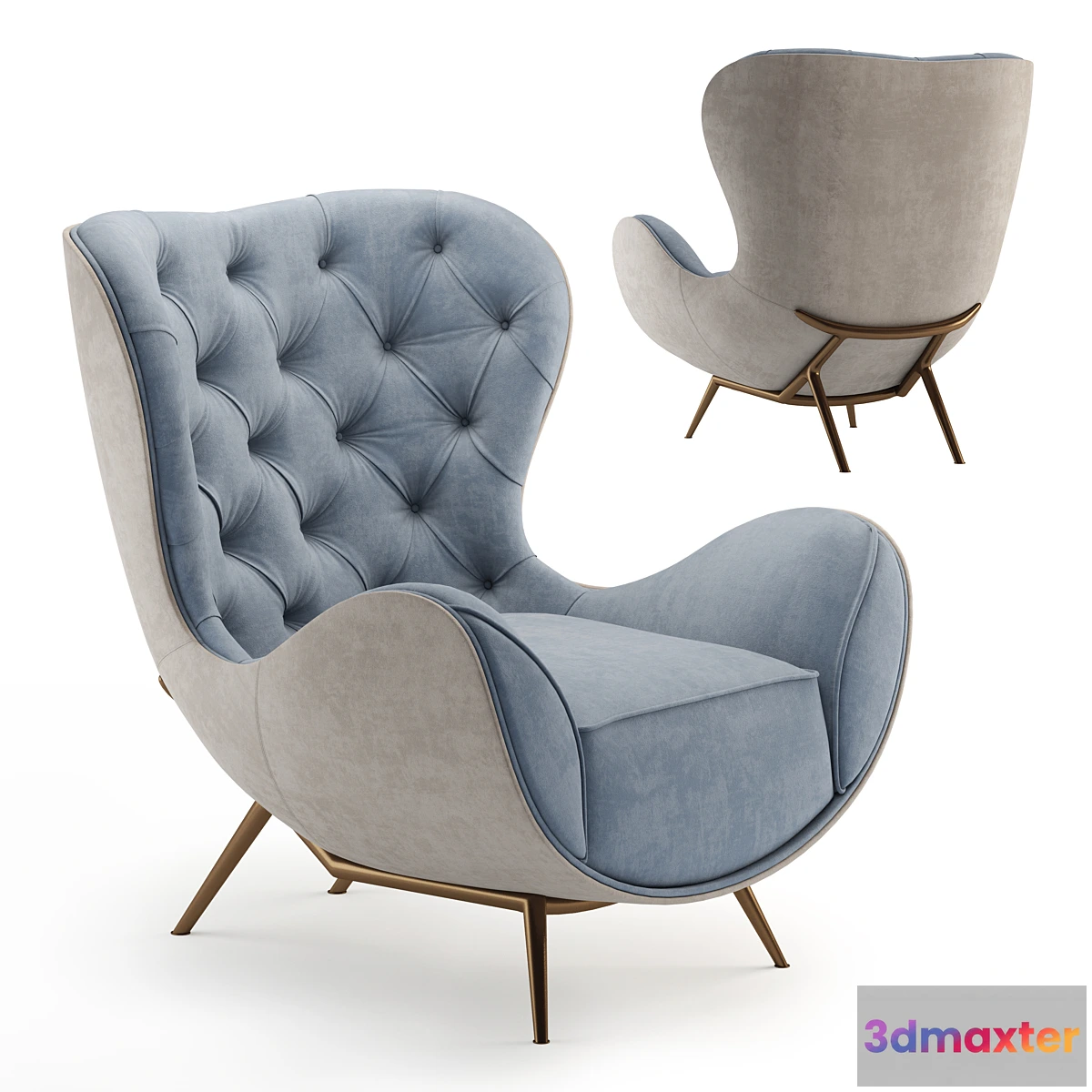 1441208 - VOLPI MARION armchair 3D Max