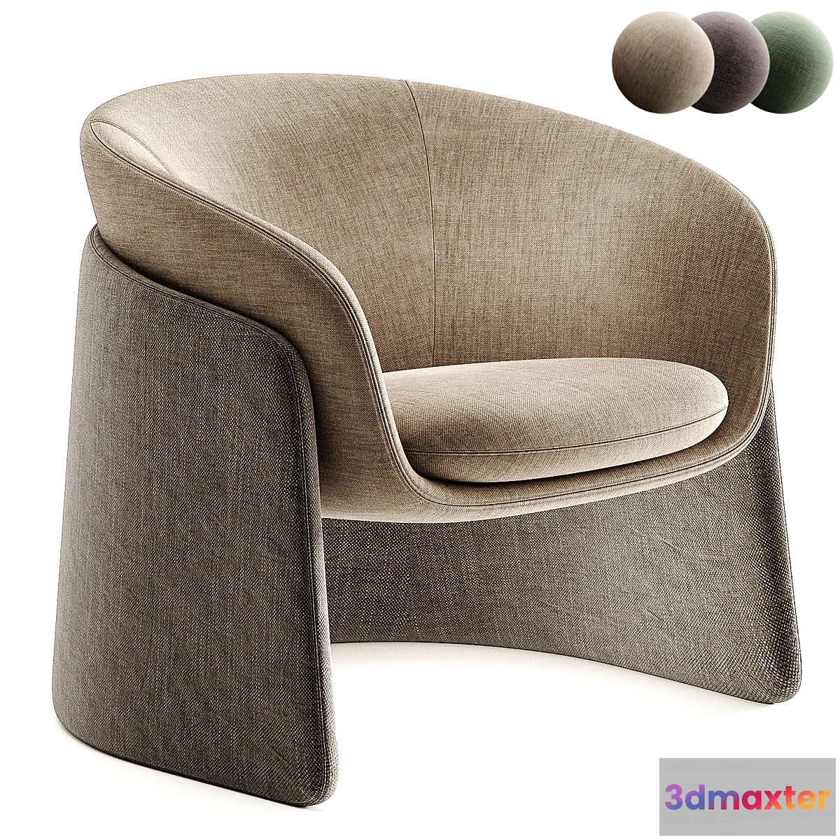 1445254 - Seba Lounge Chair Davis 3D Max