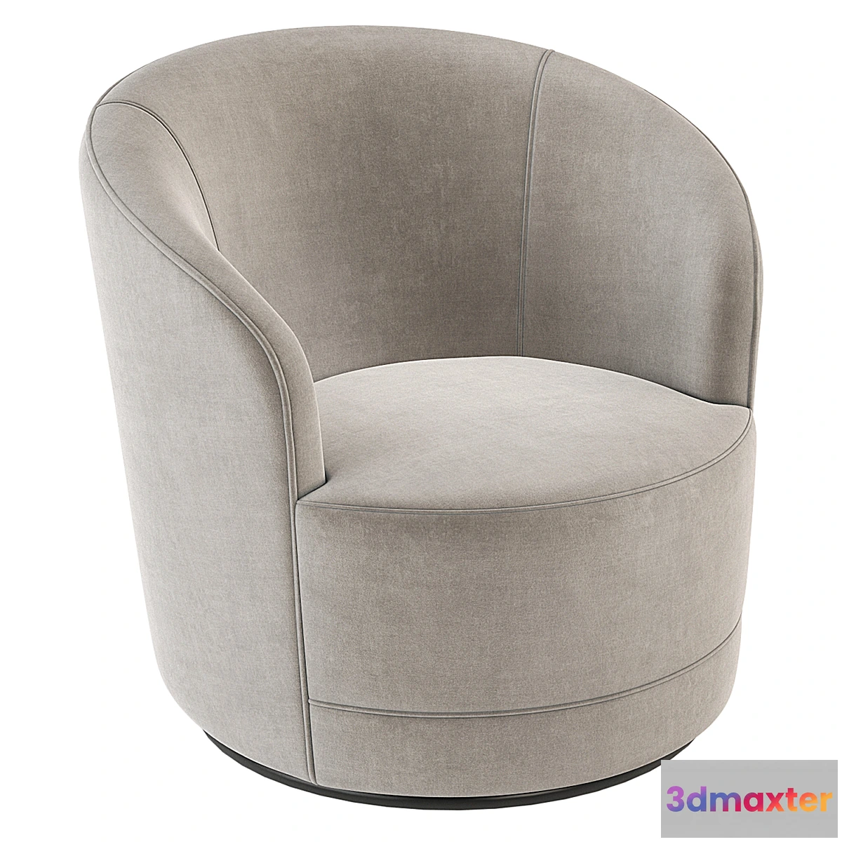 1446876 - Crate and Barrel Infiniti Swivel Chair 3D Max