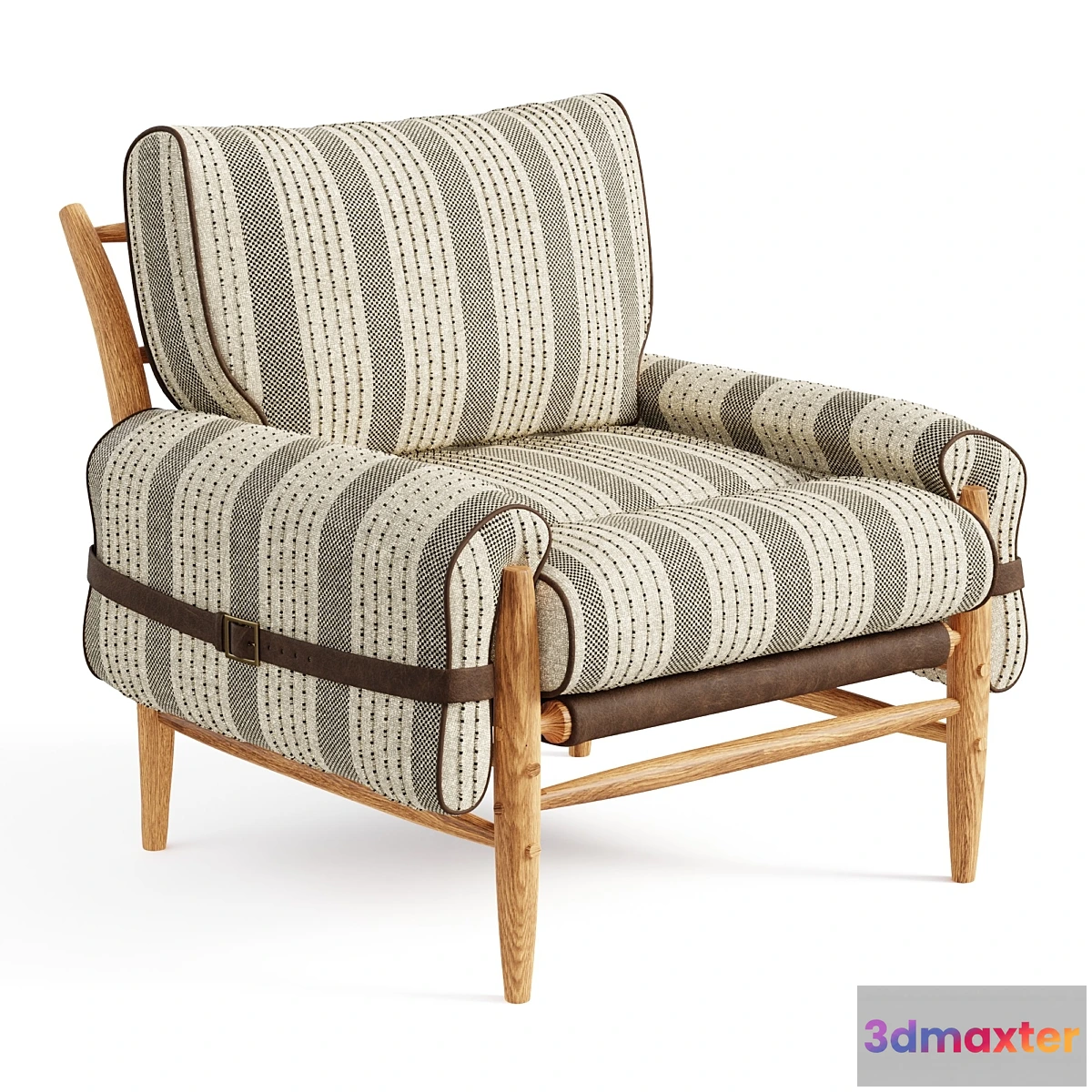 1448240 - Striped Rhys Chair 3D Max