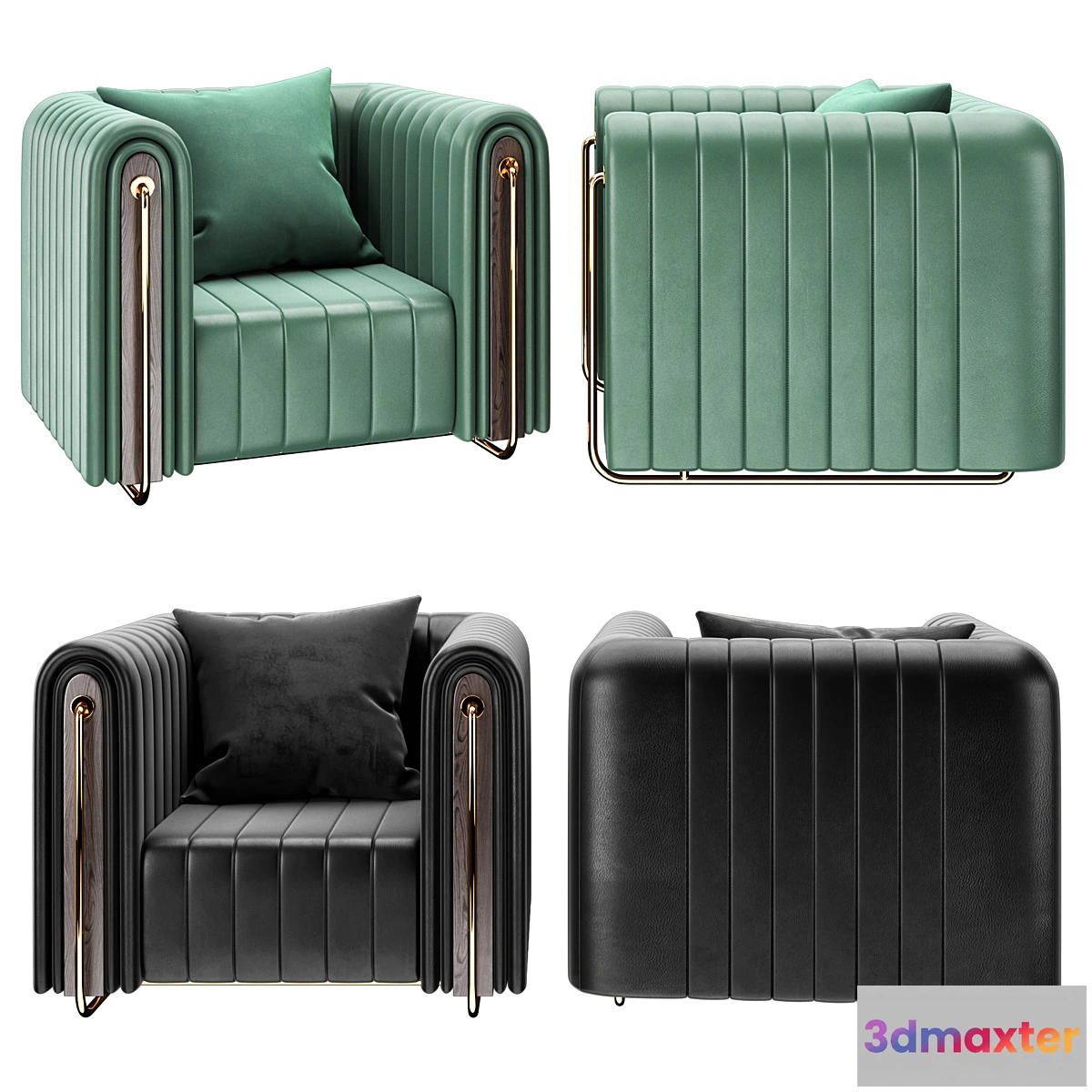 1448244 - Armchair rivers 3D Max