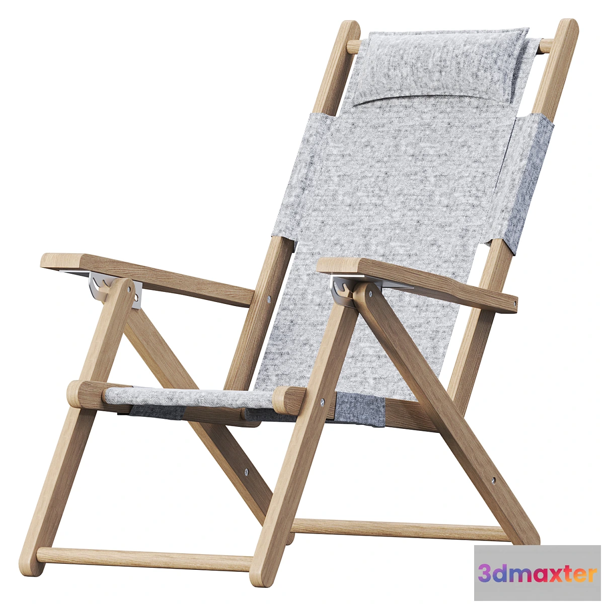 1448952 - Teak Weekender Chaise Lounge 3D Max