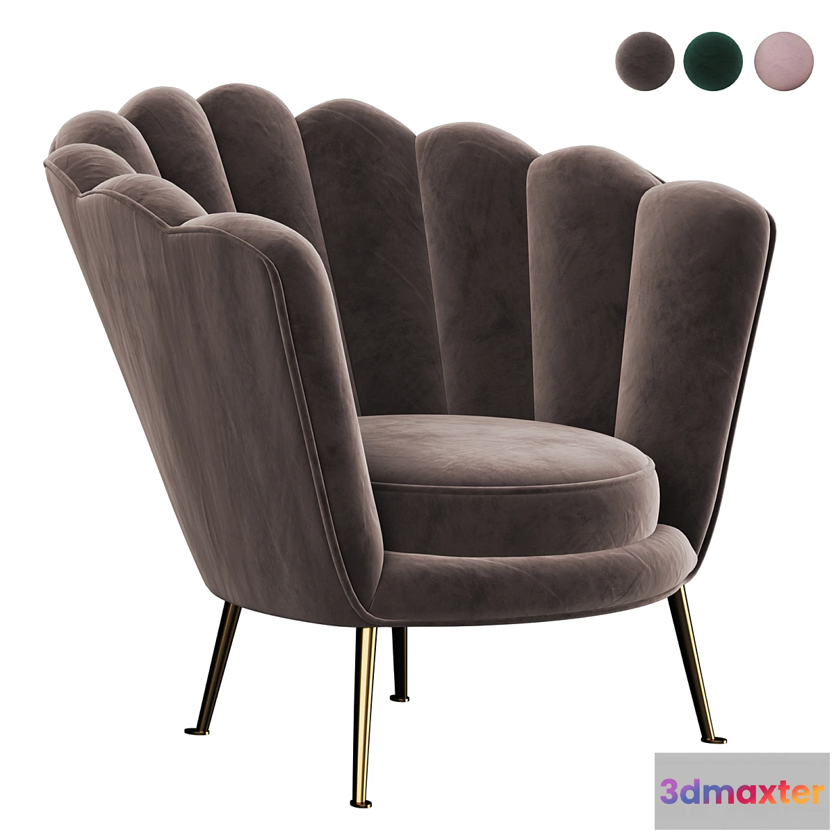 1450338 - Fauteuil Perla 3D Max