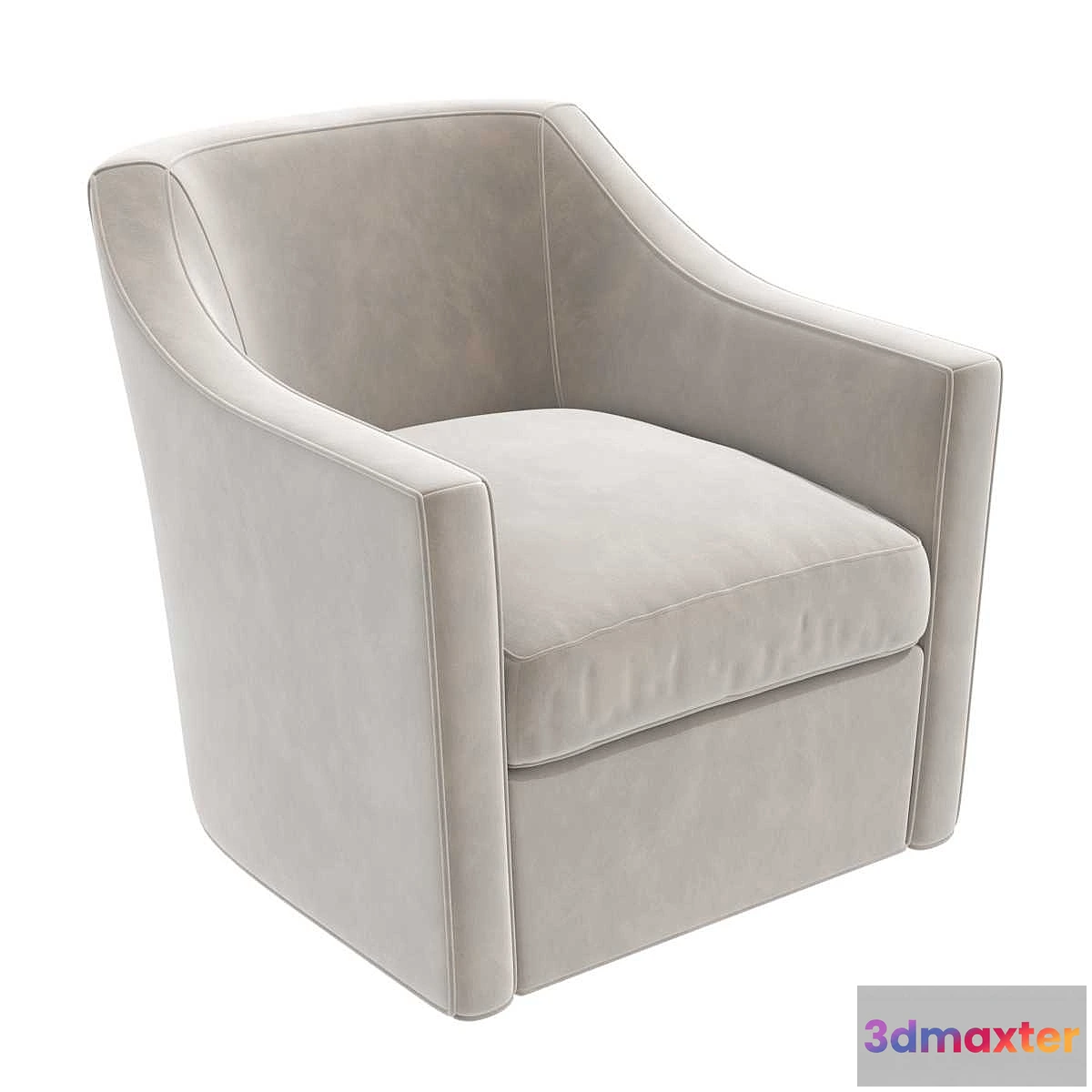 1450358 - Bella furniture homme sophie swivel barrel chair 3D Max