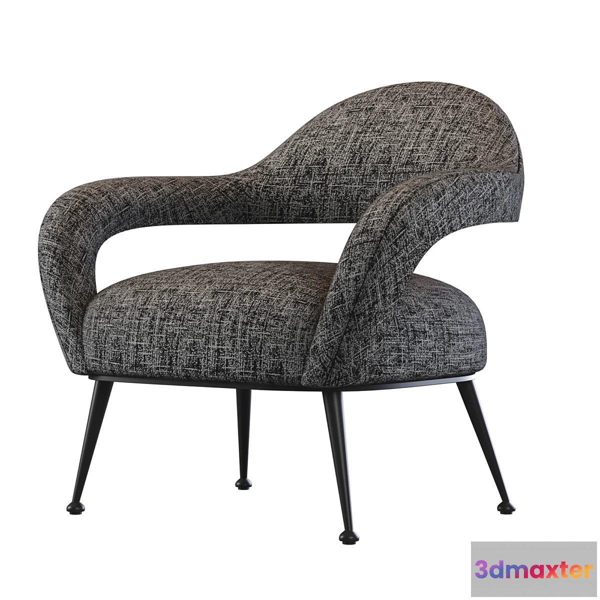 1450948 - CHAIR LOMBARDI eichholtz 3D Max