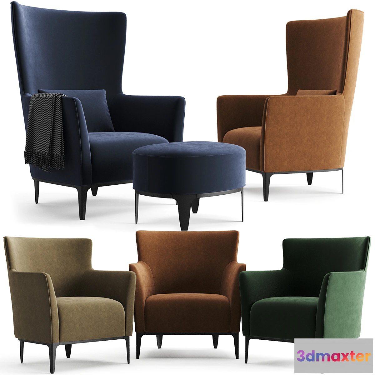 1451584 - Poliform Gentleman Collection 3D Max