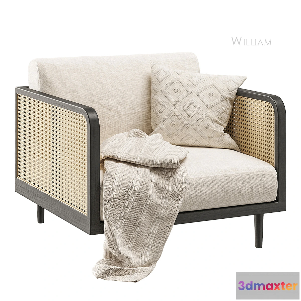 1451706 - William Cosmo armchair 3D Max