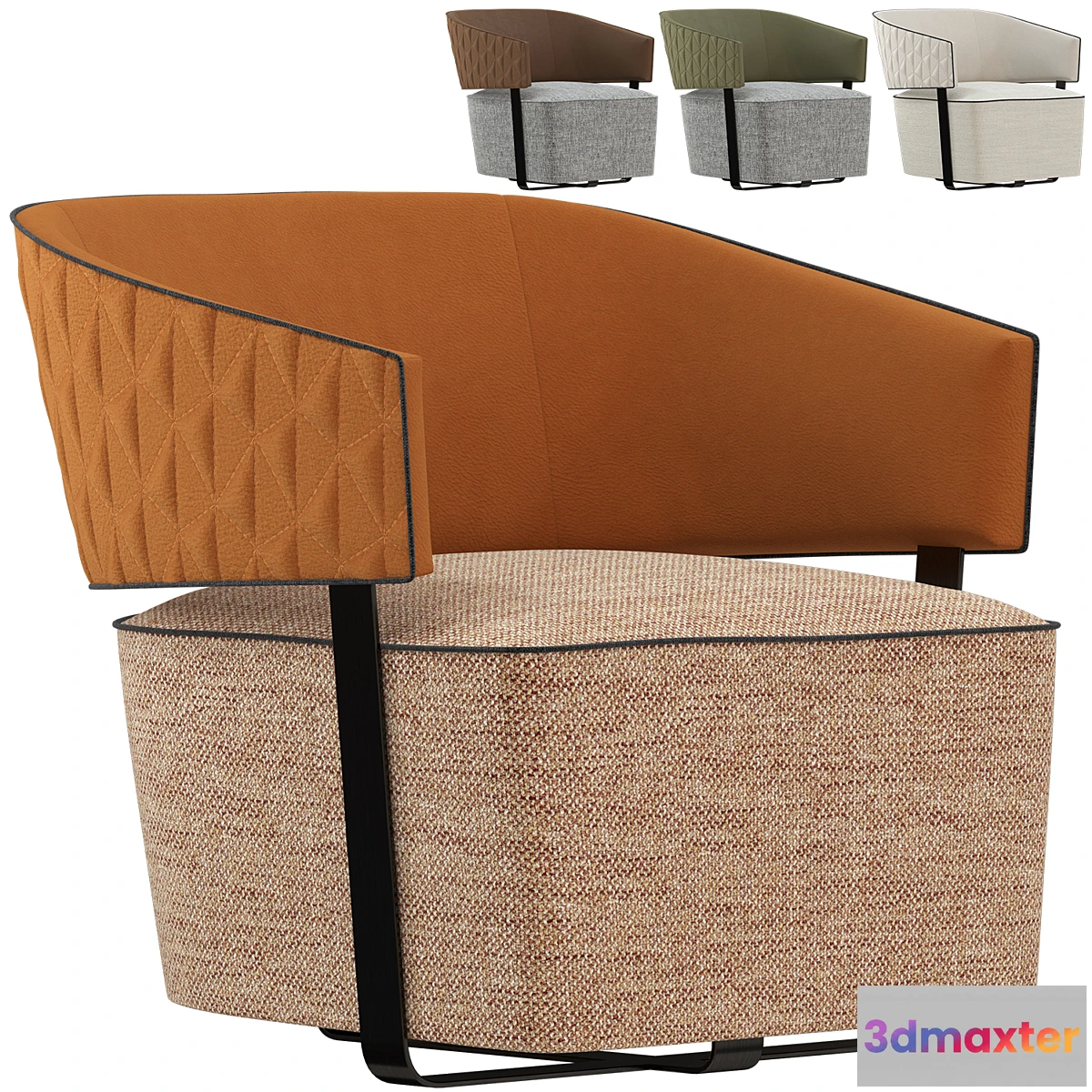 1451818 - HOLLY collection armchair from CEPPI factory 3D Max