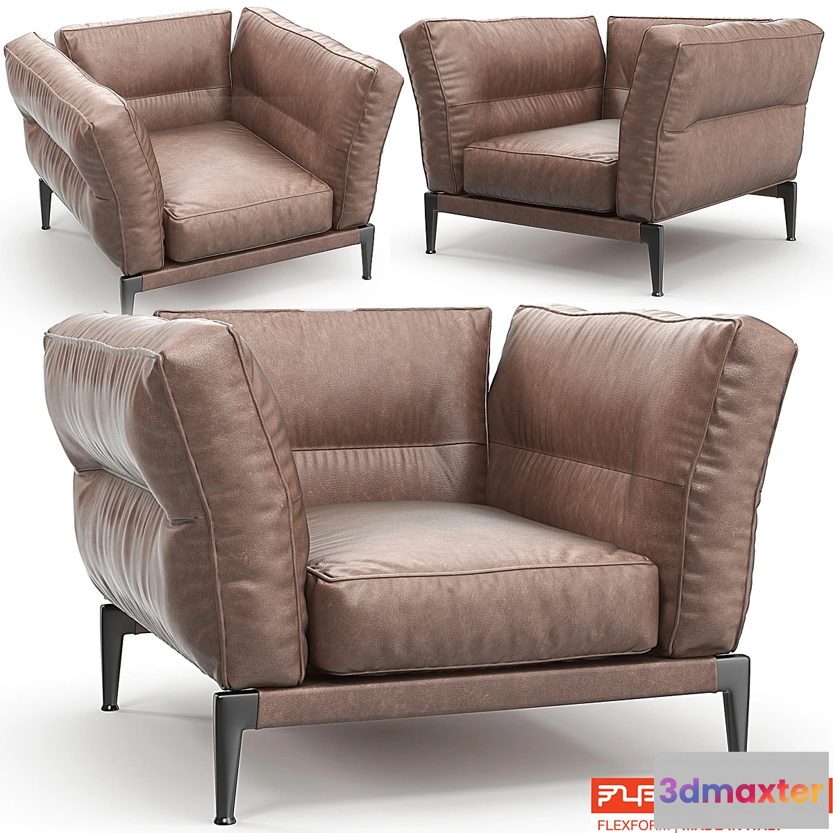 1451972 - Flexform Adda armchair 3D Max