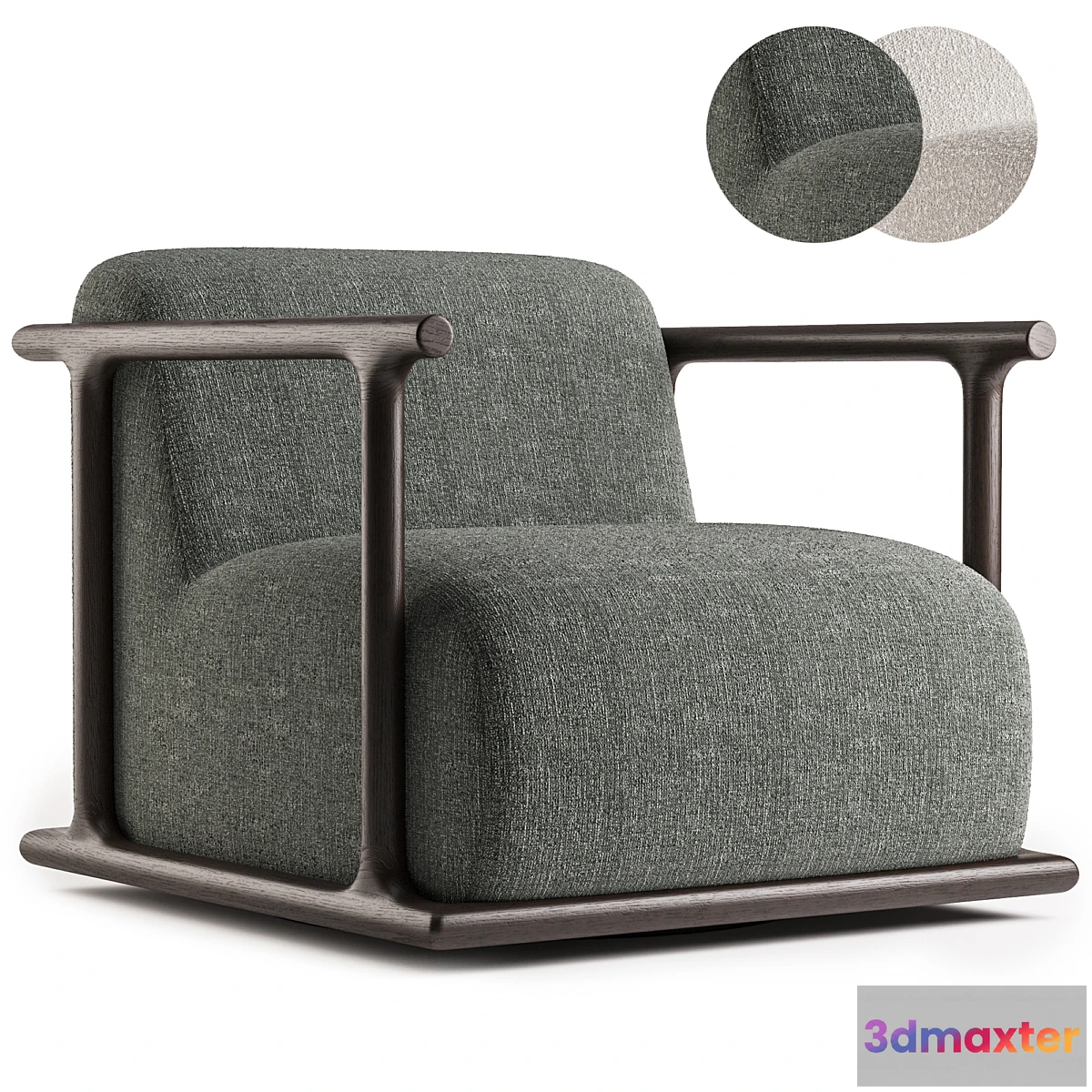 1453386 - Lucia Swivel Accent Chair 3D Max