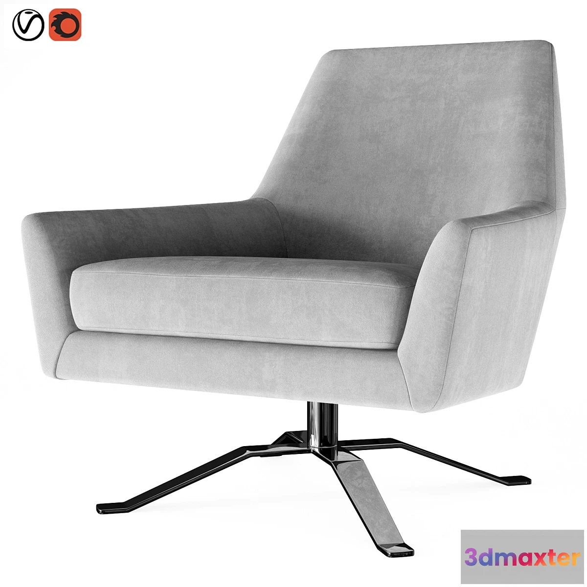 1453728 - Lucas Swivel Chair 3D Max