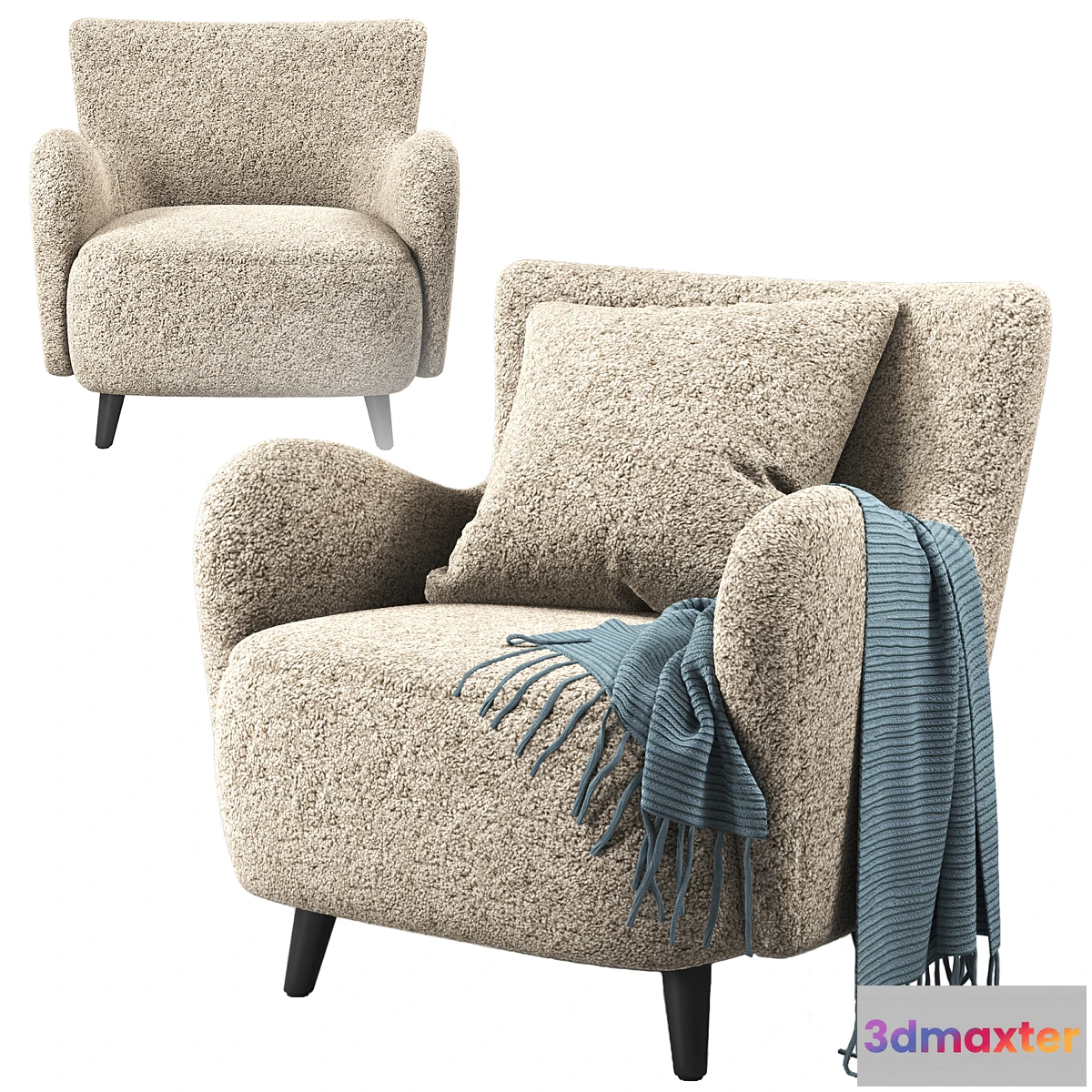 1454802 - Eichholtz Chair Svante S 3D Max