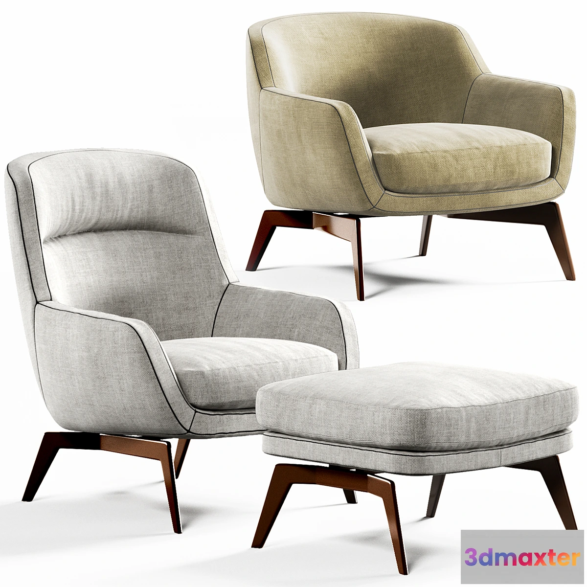 1455540 - Minotti BELT 3D Max