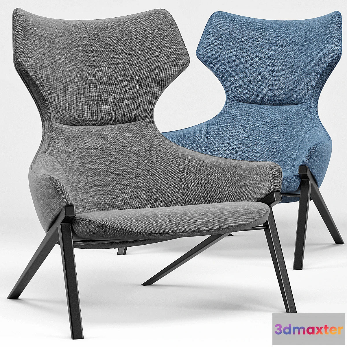 1455764 - Umberto Lounge Chair 3D Max