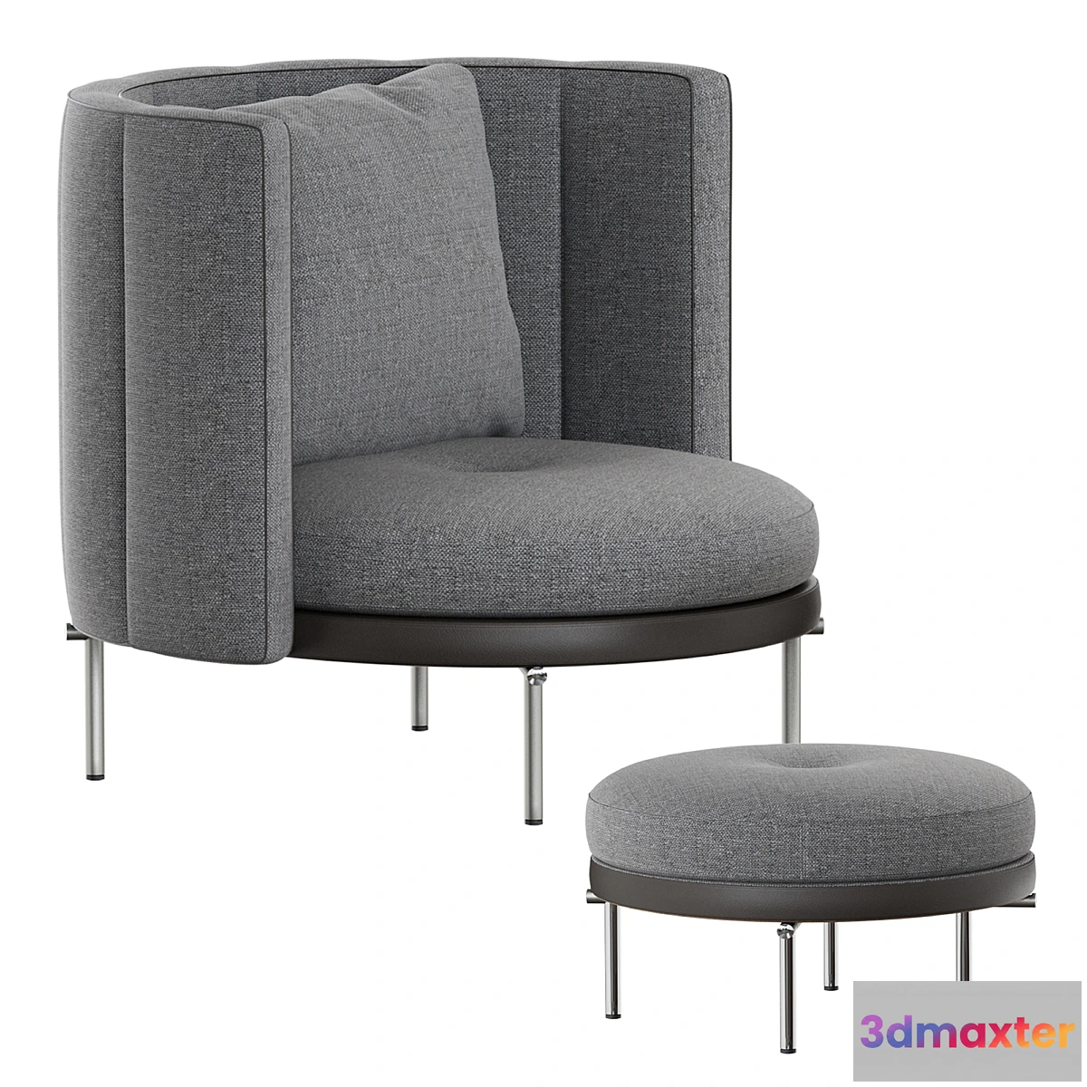 1456472 - Minotti TORII Armchair 3D Max