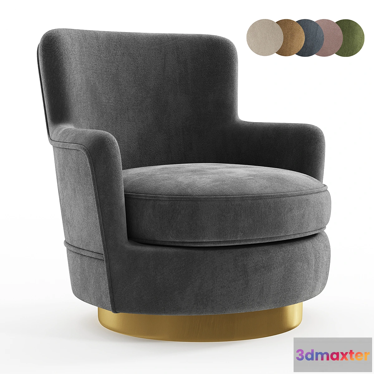 1456682 - LAVSIT Flint Tall Modern Chair 3D Max