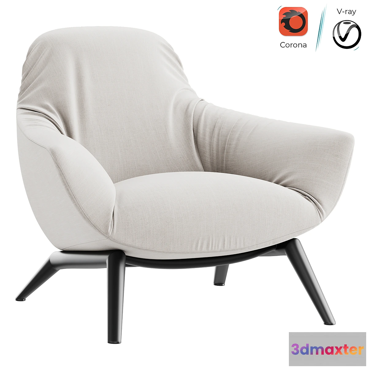 1457828 - FLORENTIA_Armchair 3D Max