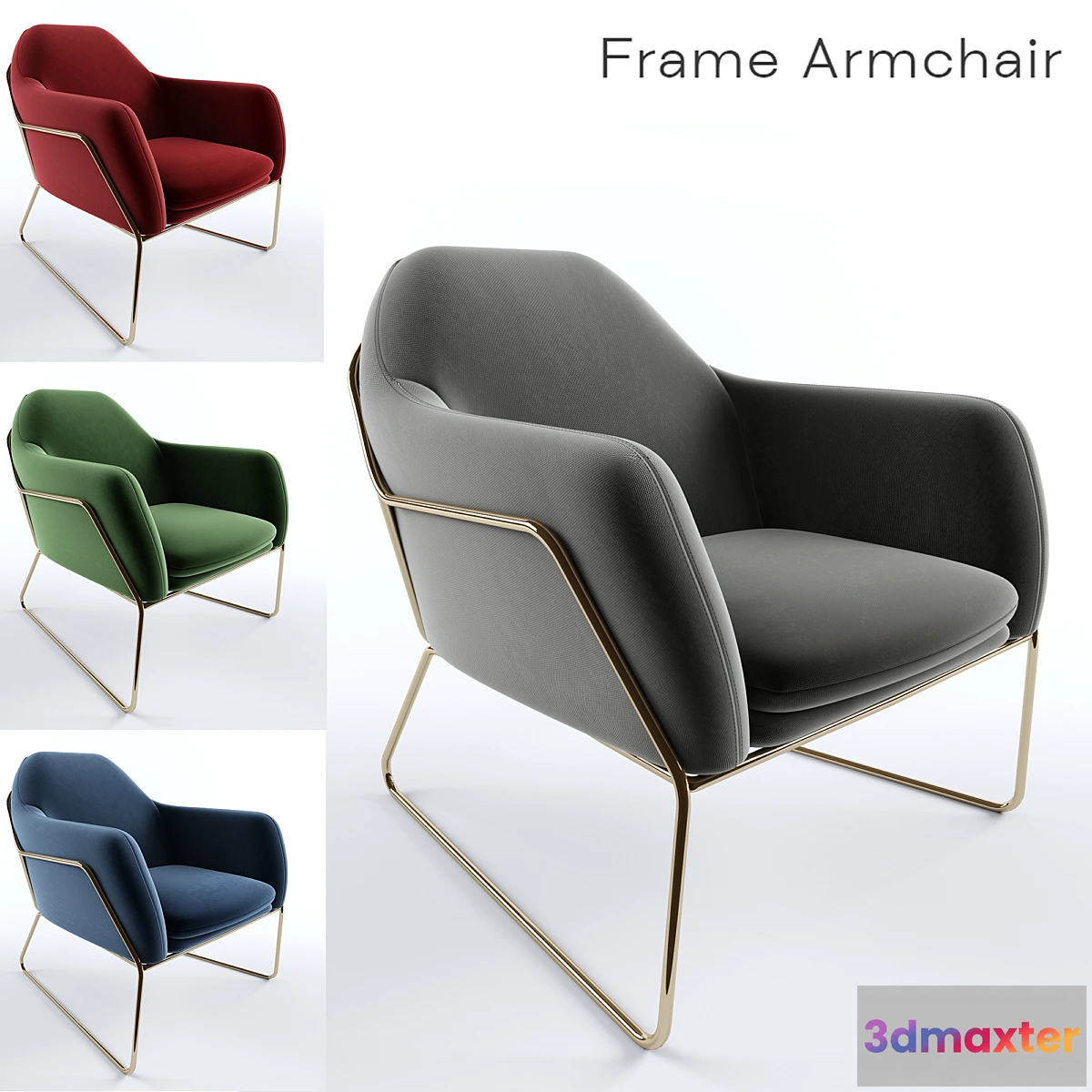 1459100 - Frame Armchair 3D Max