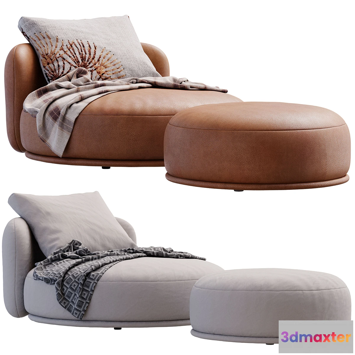 1459492 - Armchair Rene By Meridiani 3D Max