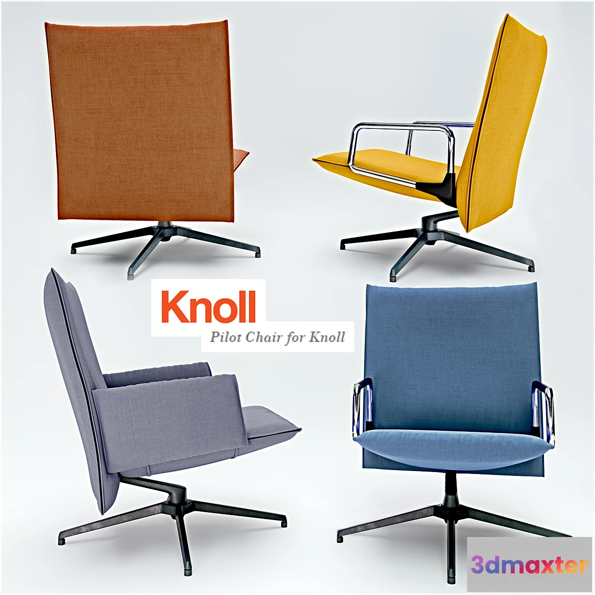 1460292 - Knoll_Pilot Chair 3D Max