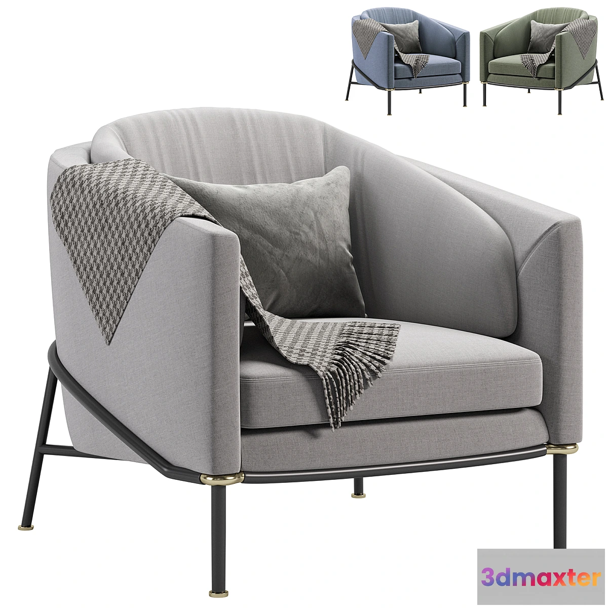 1460910 - Fil Noir Armchair 3D Max